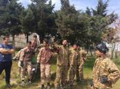 محیط باشگاه پینت بال مقاومت انزلی